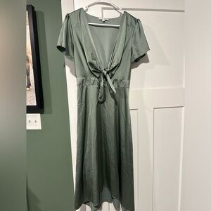 Baltic born tie front dress